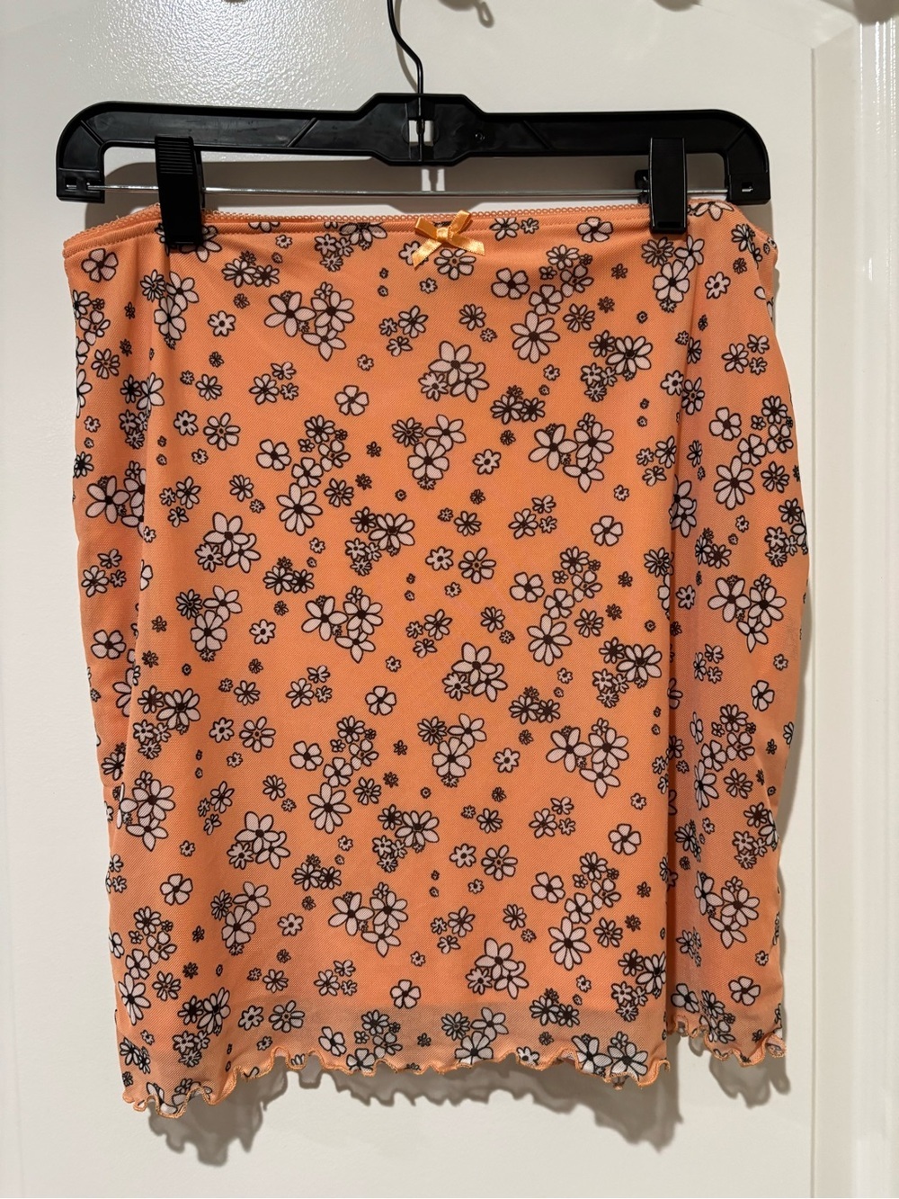 Wild Fable Peach Floral Mini Skirt - Women